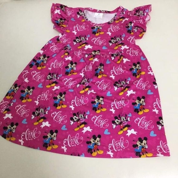 Minnie Mickey Mouse Cute love heart ❤️ dress - Picture 3 of 5